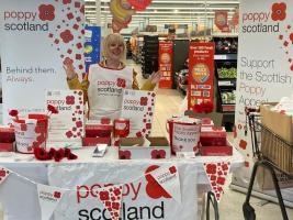 Poppy Scotland stall 